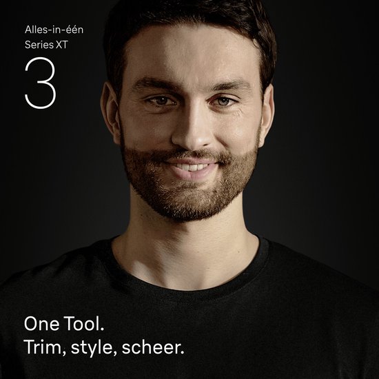 Braun All-in-One Series X XT3100 +5 Stylingtools - 4D Flex Scheerblad - Style & Scheer - Zwart