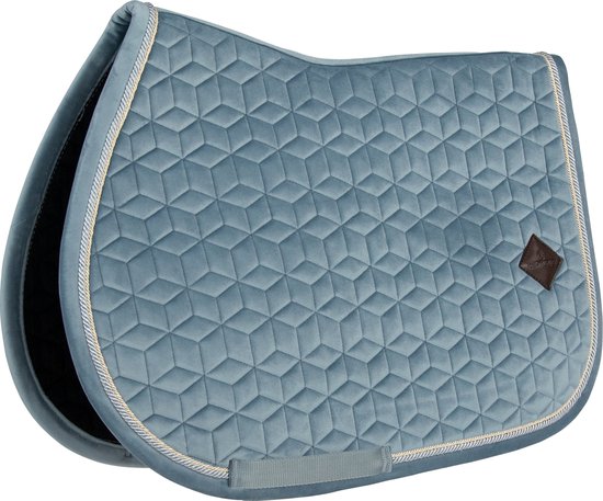 Foto: Lemieux zadeldek square suede donkergroen donkergroen dressuur middel