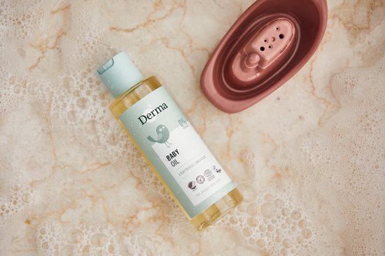 Derma Eco Babyolie - Hypoallergeen - Parfumvrij - met Vitamine E - voor Gevoelige Babyhuid - 6 x 150 ml van Merkloos — afbeelding 3
