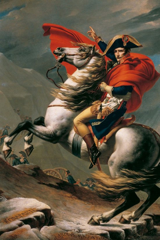 Jacques-Louis David - Napoleon franchissant les Alpes - Napoleon franchit les Alpes - 3:2