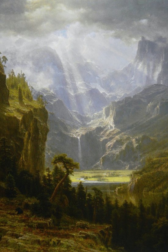 Albert Bierstadt - Les Rocky , le Peak Lander (1863) - 3:2