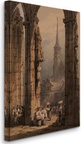 Samuel Prout - Ulm, Portail de la cathédrale - Ulm, Portail de la cathédrale (vers 1823) - 3:2