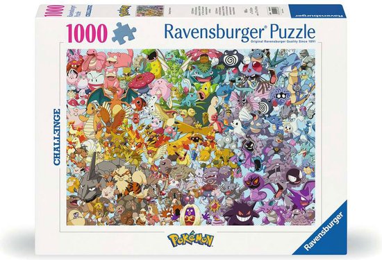 Pokémon Challenge Puzzel (1000 stukken)