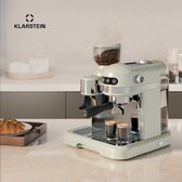 Bella Café espressomachine | vintage | maalwerk | 19 bar | melkschuim | 2 kopjes | 1550 W