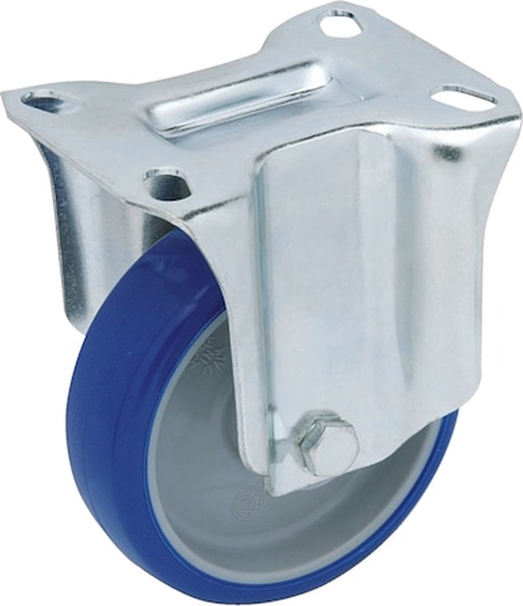 Wurth - Transportwiel met stijve houder - Meubeltransportwiel met vaste houder x 1 st - 250 kg