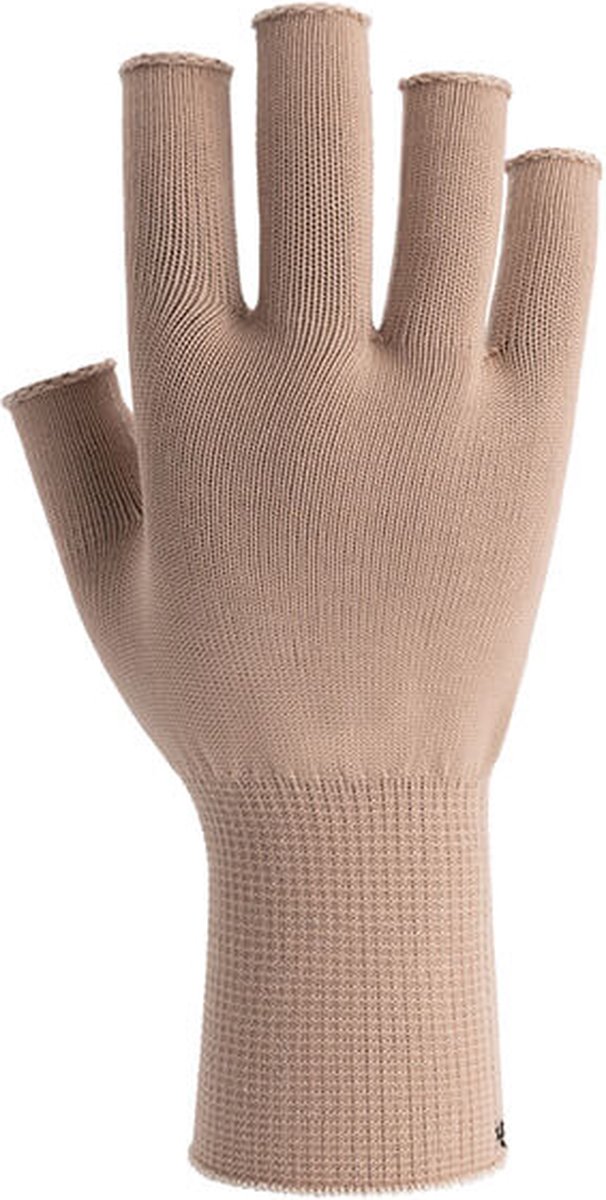 Skafit vingerloze zilverhandschoenen maat M - naturel - koude handen en vingers - raynaud - antibacterieel – stimuleert de bloedsomloop