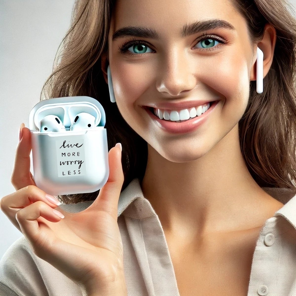Transparant AirPods 2 Hoesje – Doorzichtig, Schokbestendig, Geschikt voor AirPods 1, Draadloos Opladen - Afbeelding 3