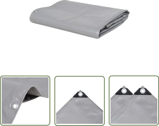 The Living Store Tarpaulin - - Accessoire de jardin - 4 x 7m - Bâche de haute qualité et polyvalente