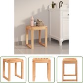 WENKO Tabouret De Salle De Bain Kumba - Plastique Noir - Supporte 120 Kg - 38x47x32 Cm