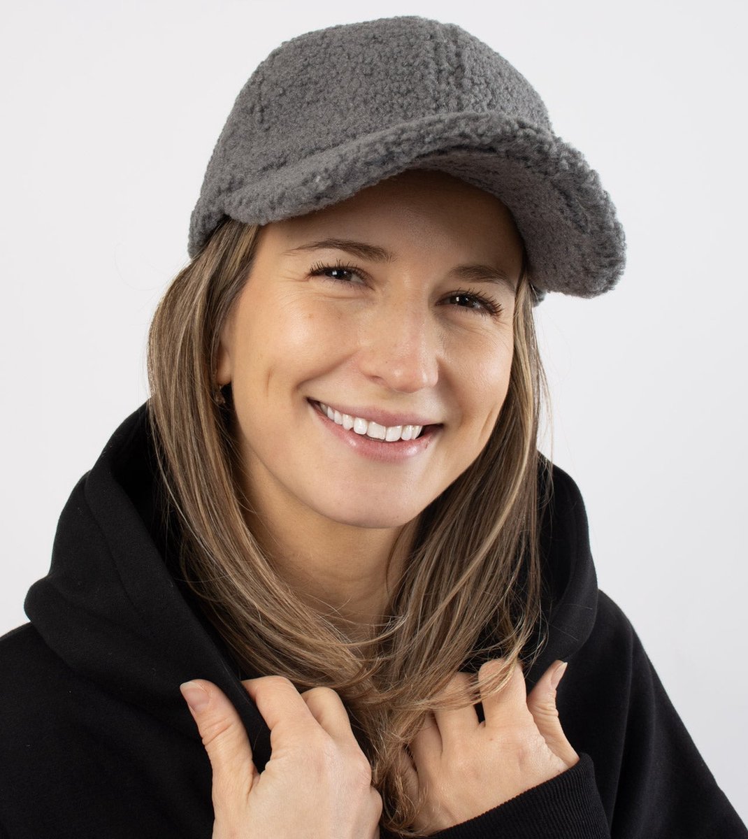 Teddy Cap | eindbaas - Teddy Cap | | Kleur Grey