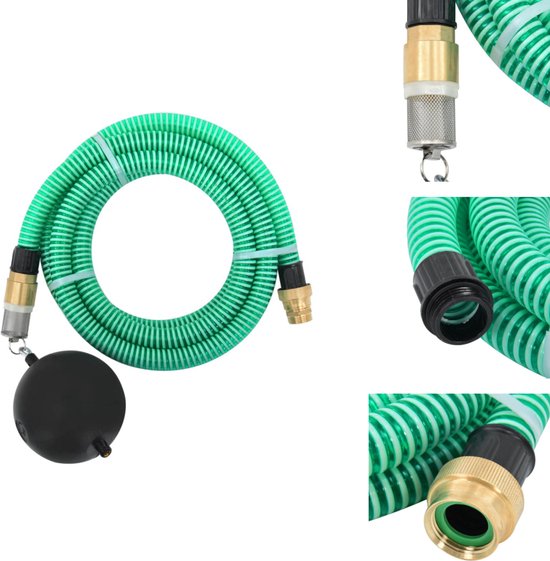 Magni RIEGLER 113756-DSK9-25 PVC stoffen slangenset, snelkoppeling cpl, slang ø 15x9, 25m, 1 stuk (25 m, 15 mm