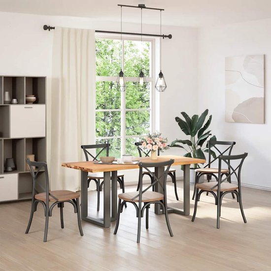 Tafel massief grenen kleur elzenhout Junco 226C (vierhoekig) - 100 x 50 cm (L x B