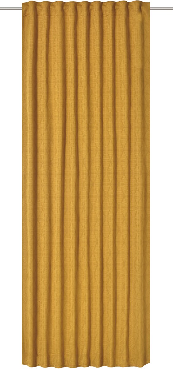 Elbersdrucke Gordijn met verborgen lussen Sunny 255x140 cm curry GelbGold