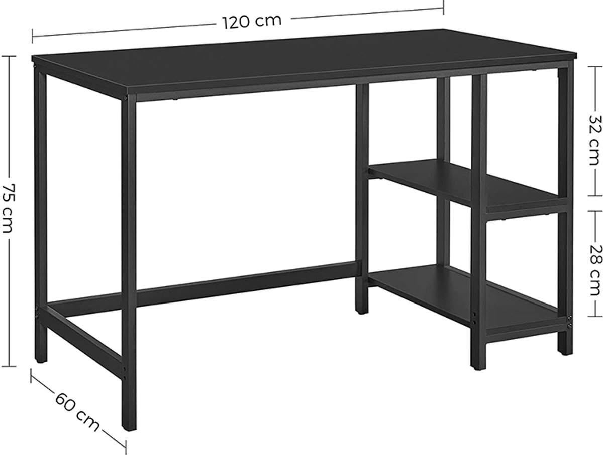 Parya Parya Home - Bureau met Moderne Look - Computertaf - afbeelding 2