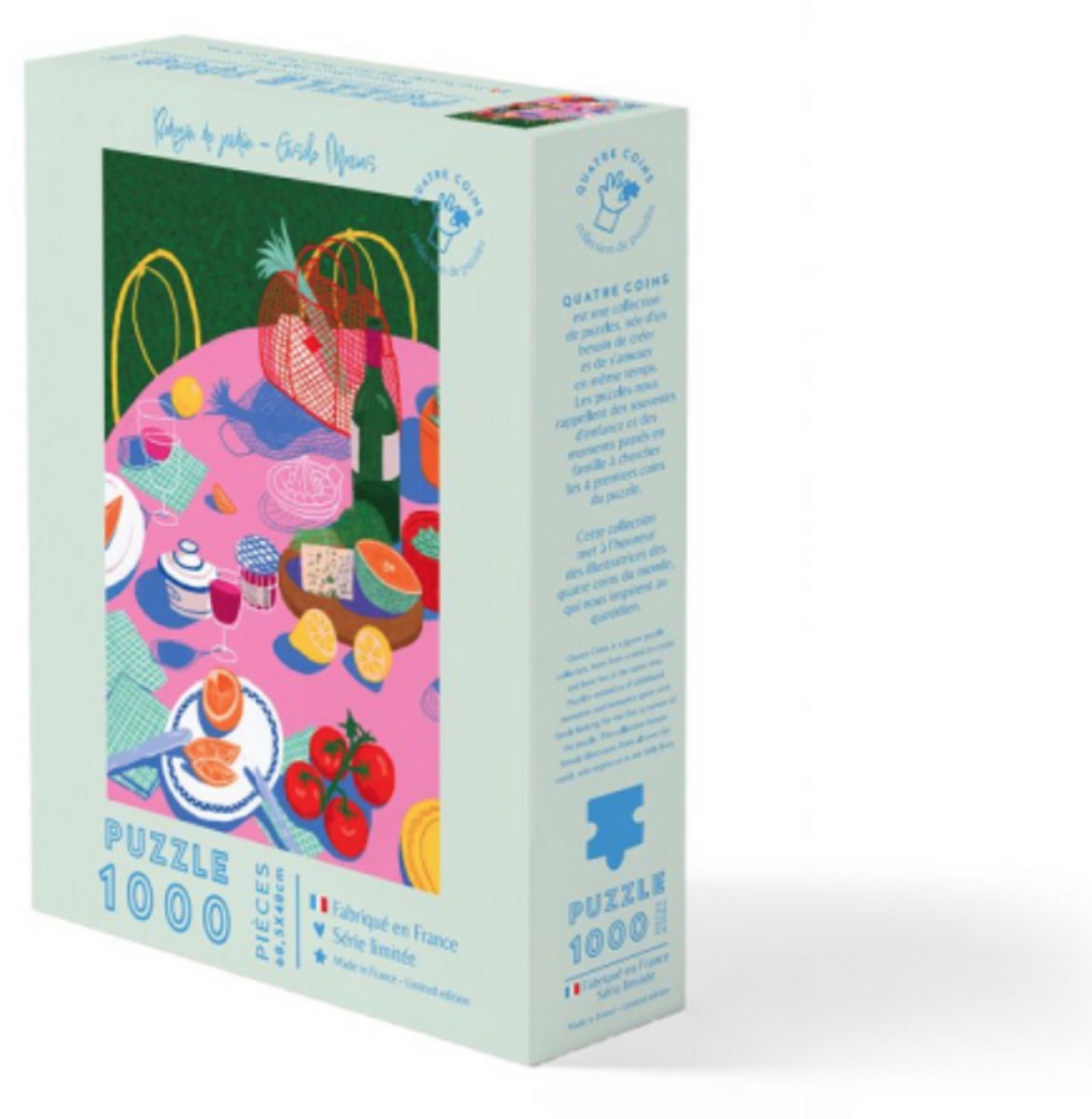 La Petite Epicerie 1000 Stukjes PUZZLE "GARDEN BODEGON" 735g 68x48cm kinderen en volwassenen