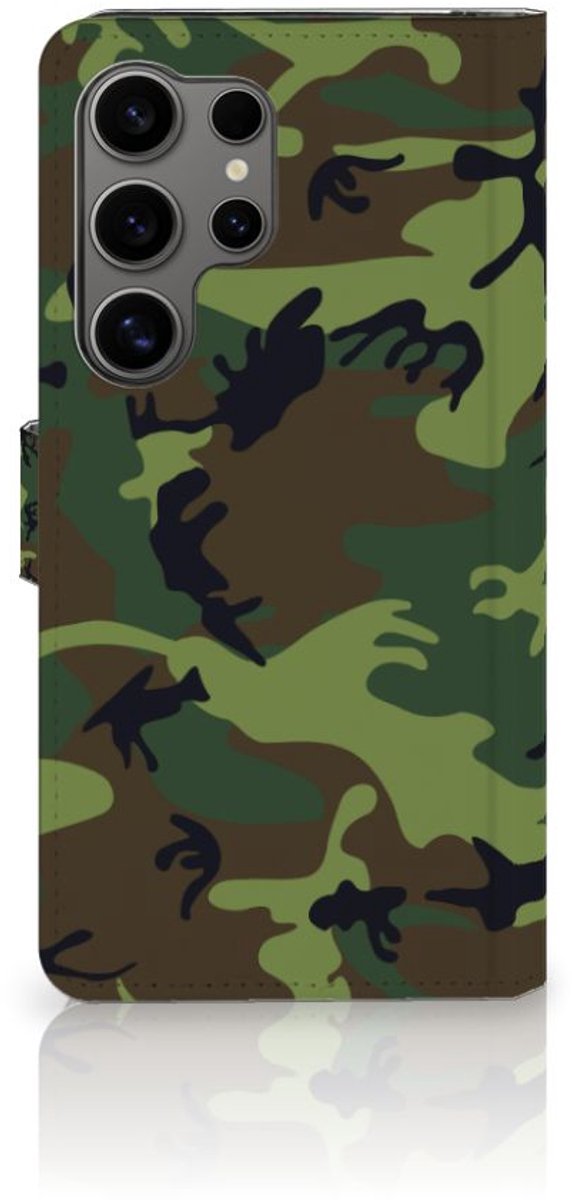 Samsung Galaxy S25 Ultra Telefoon Hoesje Army Dark
