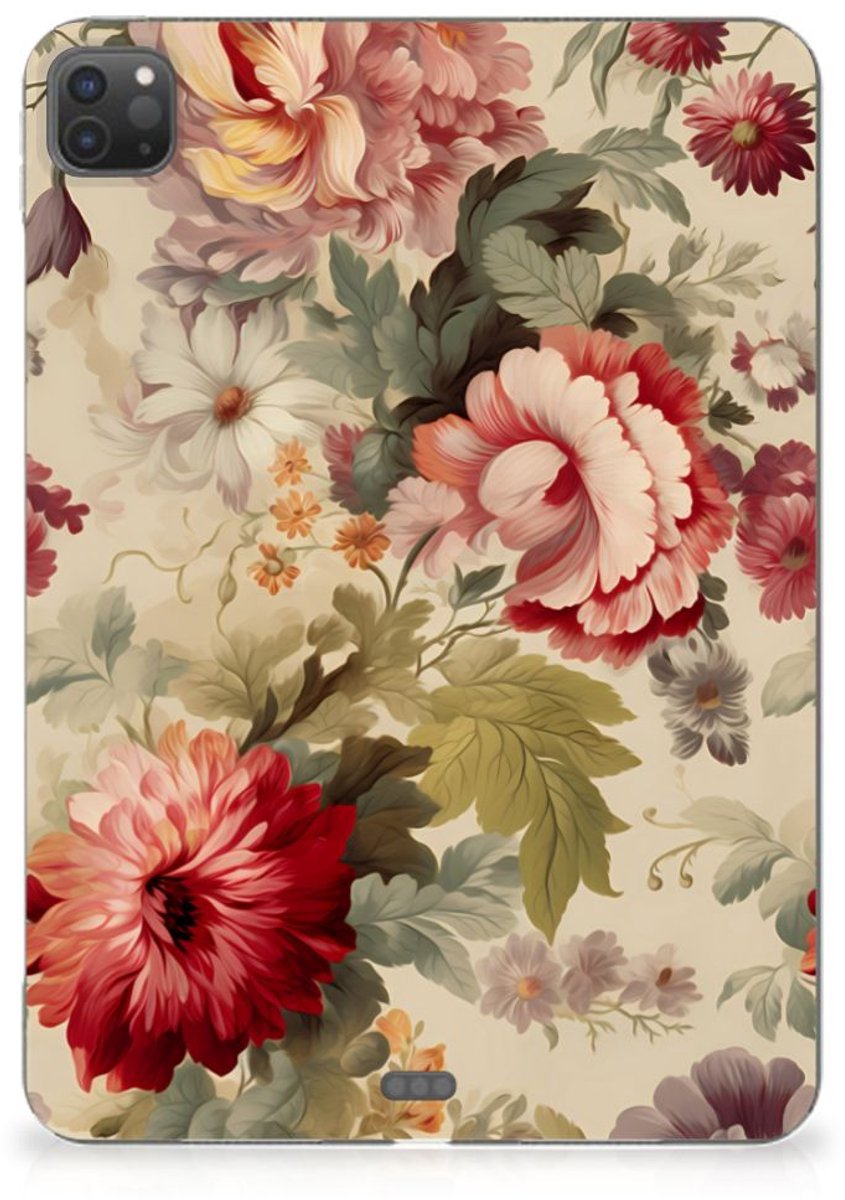 Siliconen Hoesje voor iPad Pro 11 (2024) Bloemen