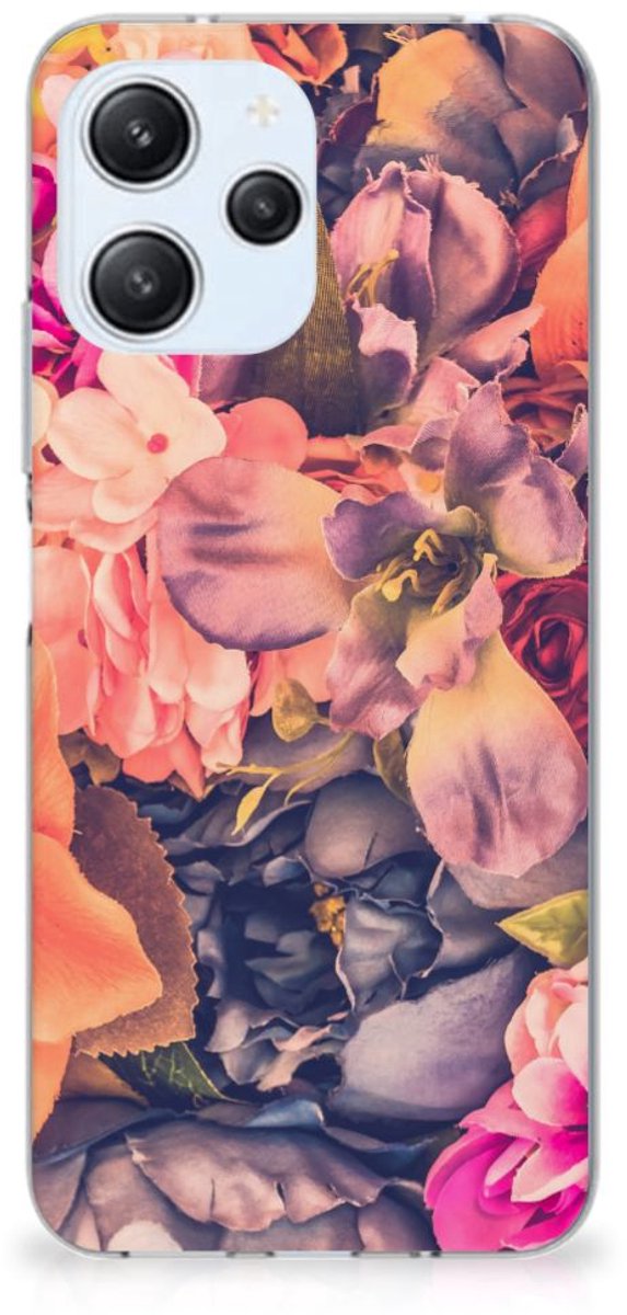 Xiaomi Redmi 12 4G TPU Case Bosje Bloemen