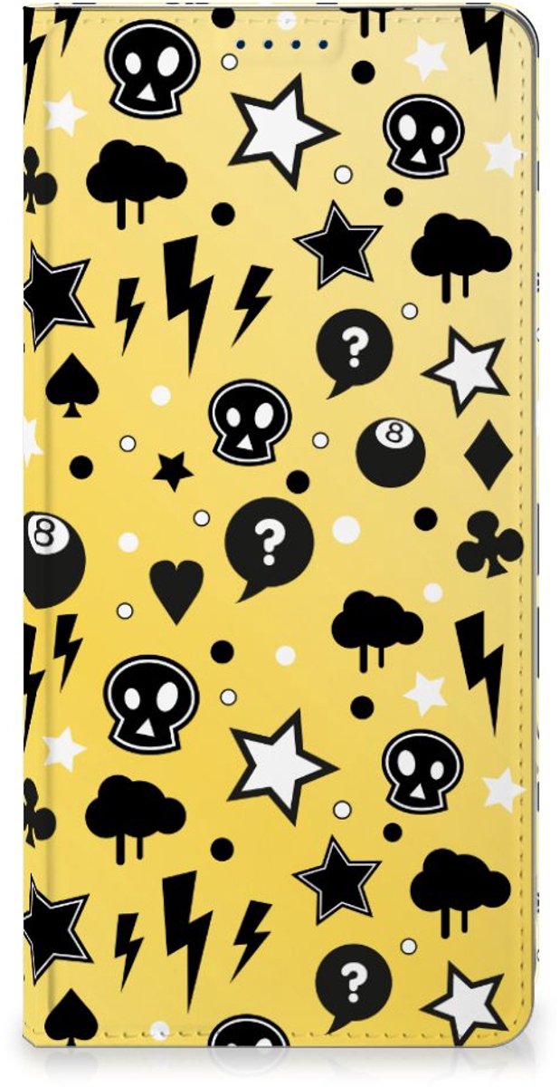 Mobiel BookCase OnePlus Nord 4 Punk Geel