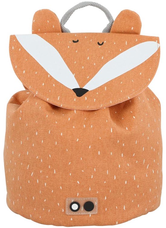 Trixie Rugzak - Mr. Fox - Schooltas Waterafstotend - Kleine Rugtas voor Kind - Voor Jongens en Meisjes - Gymtas - Oranje