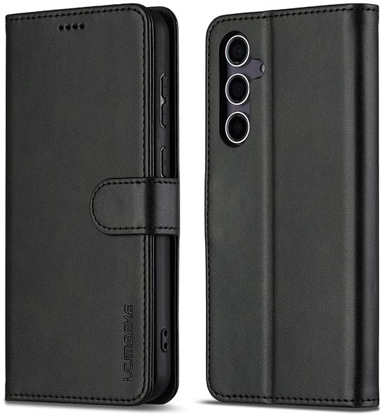 Étui LC.IMEEKE - Étui pour Samsung Galaxy A56 - Étui de Luxe LC.IMEEKE - Zwart