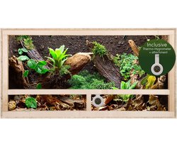 REPITERRA® Terrarium reptielen & amfibieën zijventilatie 60x30x30 cm
