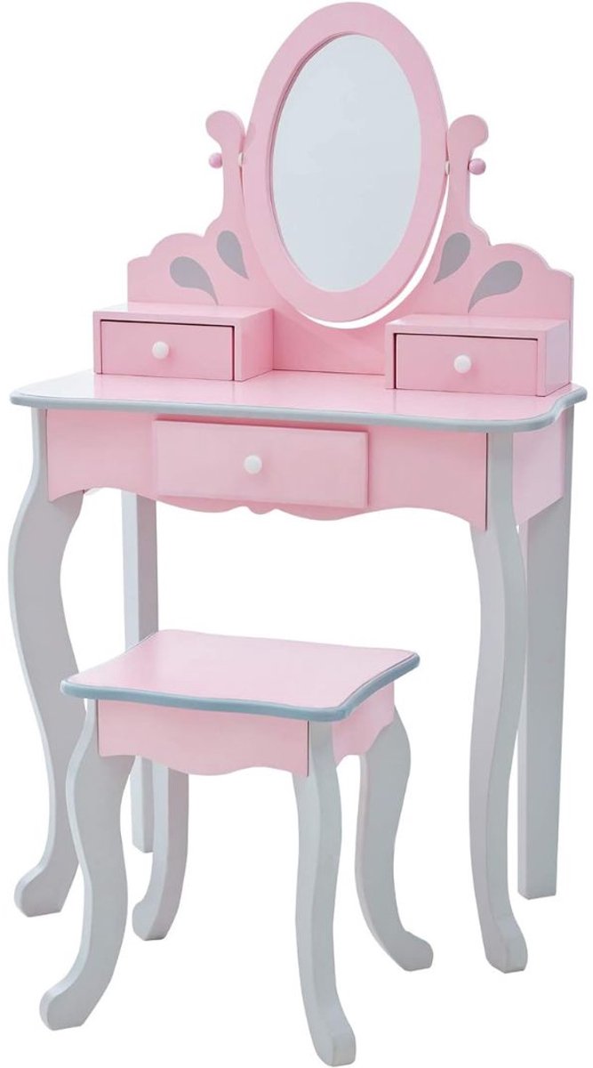 VELTRR® Kaptafel Kind - Make up Tafel voor Meisjes - Schminktafel