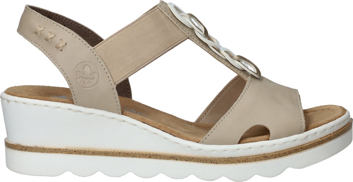 Rieker Sandalen - Dames - Beige - Maat:42