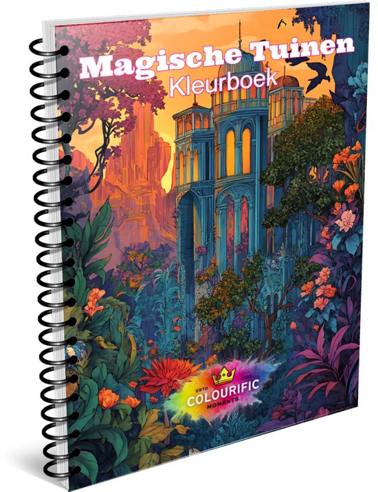 Colourific Moments kleurboek voor volwassen - 30 kleurplaten