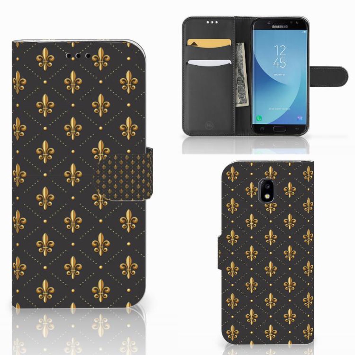 voor Samsung Galaxy A30 Telefoon Hoesje Franse Lelie