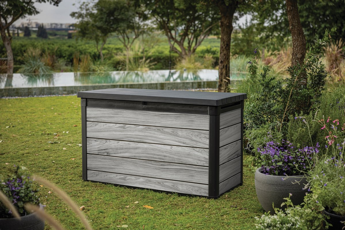 Keter Signature Coffre de rangement 757L - 151.7x72.5x90cm - Storm Grey