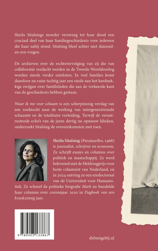 Waar ik me voor schaam