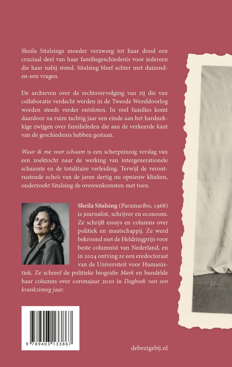 Waar ik me voor schaam - back cover