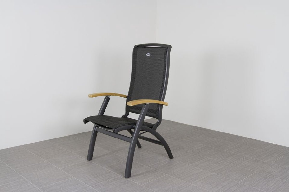 Hartman Lot de 4 Da Vinci chaise de jardin réglable - Teck