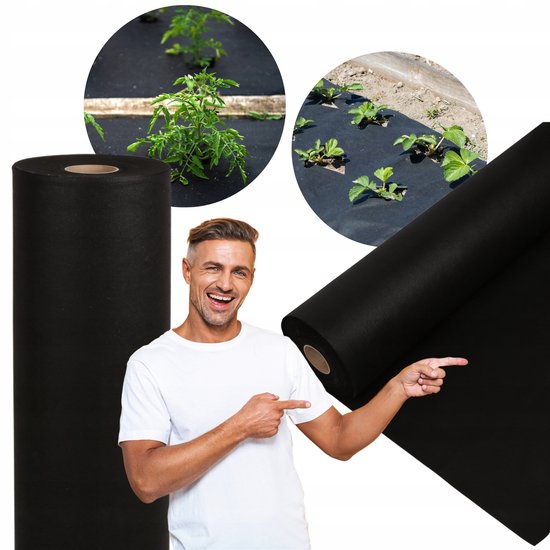 onkruiddoek 182.8m2 onkruidvlies tuinvlies tegen onkruid 91,4x2m