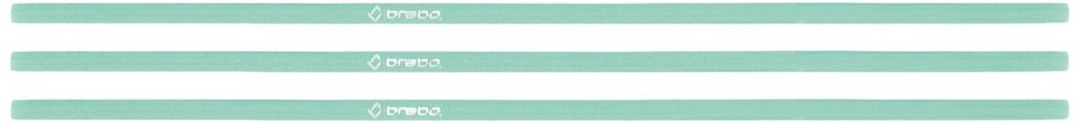 Brabo - BA7001A Hair Elastic 5mm (3pcs) Mint - Mint - Unisex - Maat
