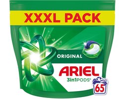 Ariel 3in1 Wasmiddel Pods Original - 65 Wasbeurten