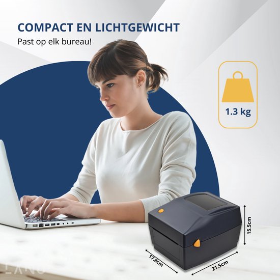 Bisofice DHL Labelprinter, thermische printer, 4 x 6 Bisofice DHL Labelprinter, thermische printer, 4 x 6