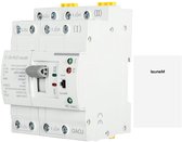 De ATS-eenheid KS ATS 4/63HD (automatische omschakeling naar noodstroom) start de generator automatisch en draagt de belasting over wanneer de hoofdvoeding wordt onderbroken De ATS-eenheid KS ATS 4/63HD (automatische omschakeling naar noodstroom) start de generator automatisch en draagt de belasting over wanneer de hoofdvoeding wordt onderbroken