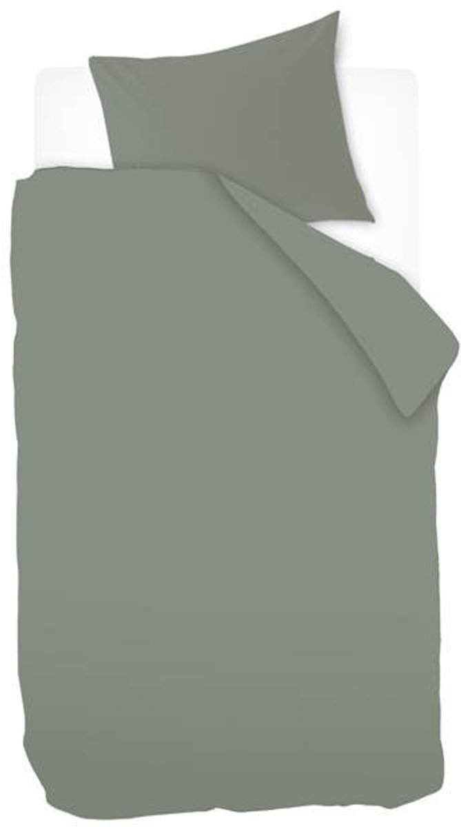 Ivorlyn Appledore Dekbedovertrek - Eenpersoons - 140x200/220 cm - Khaki