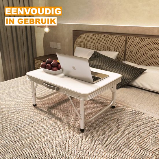 Opvouwbare Campingtafel - Elvo - Lichtgewicht Aluminium - 2 In Hoogte Verstelbare Poten - Draagbare Picknicktafel voor Feestjes — afbeelding 2