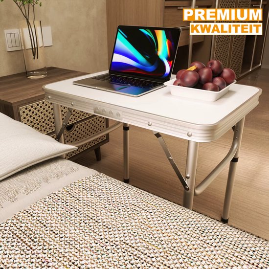 Opvouwbare Campingtafel - Elvo - Lichtgewicht Aluminium - 2 In Hoogte Verstelbare Poten - Draagbare Picknicktafel voor Feestjes — afbeelding 3