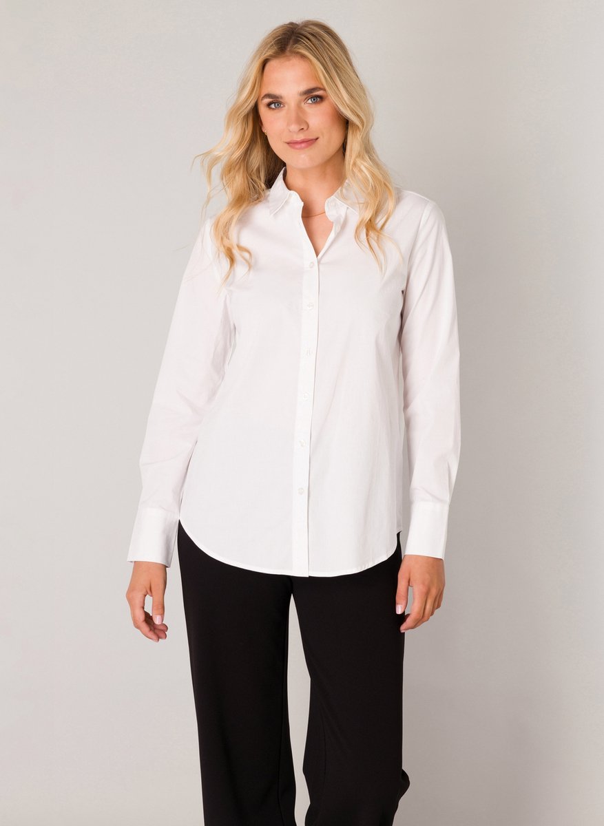 BASE LEVEL Yune Blouse - White - maat 36