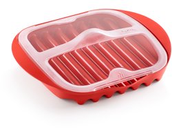 Lékué Magnetron Bacon Maker - Red