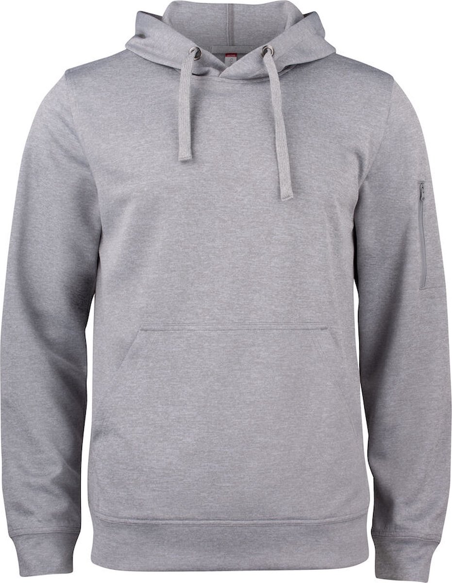 Clique Basic Active Hoody 021011 - Grijs-melange - M