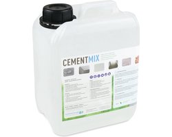 Cementmix 2,5 Liter - Cement, beton, mortel en stucwerk permanent vloeistofdicht - Voor vloeren, kelders en badkamers