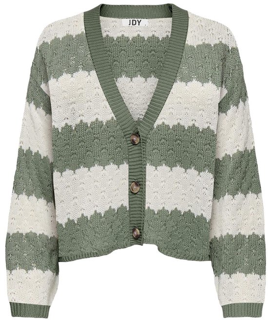 Gilet court JDY JDYSUN MIA L/ S pour femme - Lait de poule aux embruns