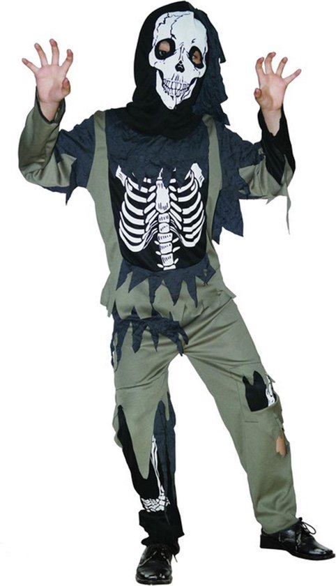 Tienerjaren bang Bot Skeletten zombie Halloween kostuum voor kinderen - Kinderkostuums - 134" |  bol.com