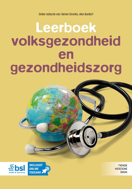 Leerboek volksgezondheid en gezondheidszorg - cover