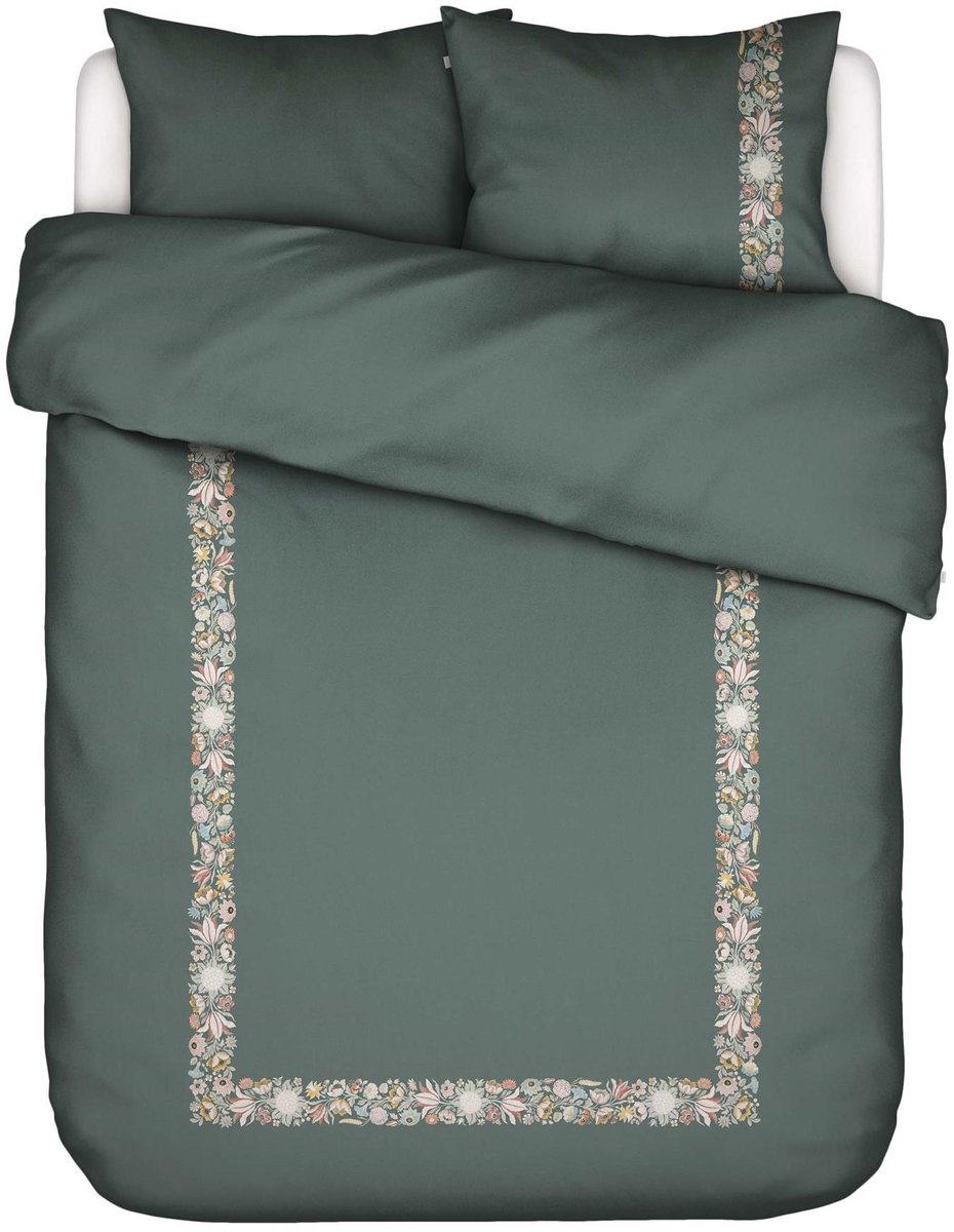 Essenza Veroniq Dekbedovertrek Balsam green - Lits-Jumeaux - 240x200/220 cm